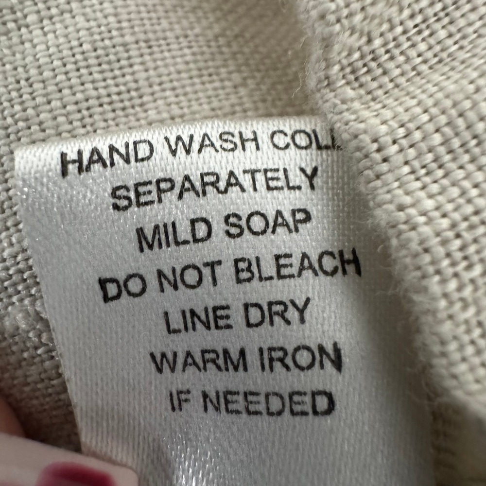 For Cynthia Woman 100% Linen Hooded Jacket 3X Beige Lagenlook Coastal Minimalist - Picture 5 of 7